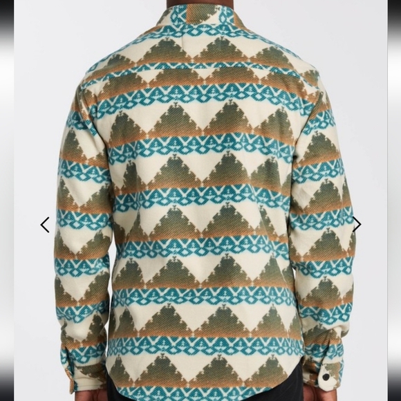 Billabong Furnace Flannel Fleece Jacket | Adventure Division | Large, Southwest - Picture 5 of 15